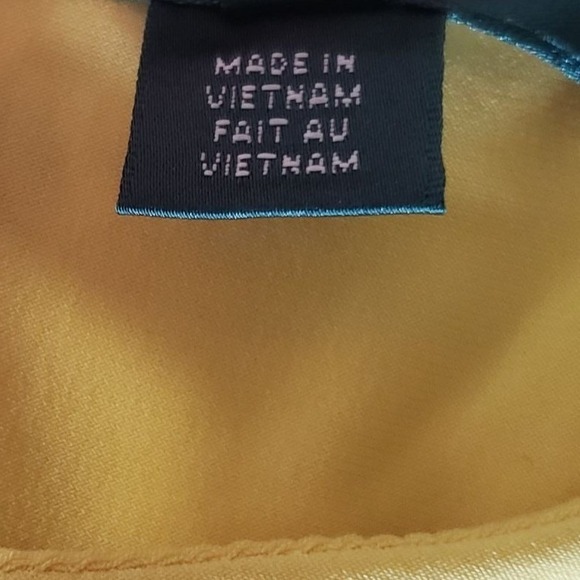 Lauren Ralph Lauren Colorblock Ruched Sheath Dress Navy Yellow Size 2 - Picture 10 of 12